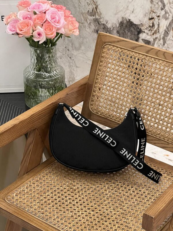 Ava Triomphe Leather-Trimmed Logo-Jacquard Messenger Bag - Hình ảnh 2