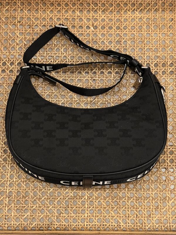 Ava Triomphe Leather-Trimmed Logo-Jacquard Messenger Bag - Hình ảnh 7