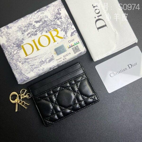 Lady Dior Freesia 카드 지갑 - Hình ảnh 2