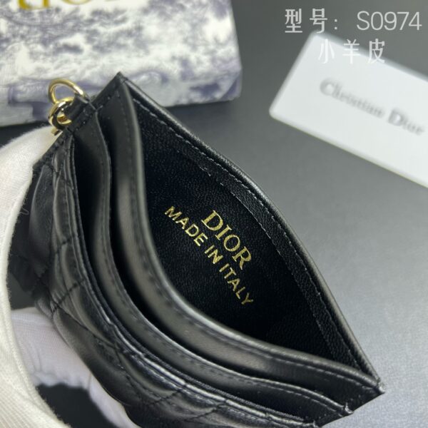 Lady Dior Freesia 카드 지갑 - Hình ảnh 9