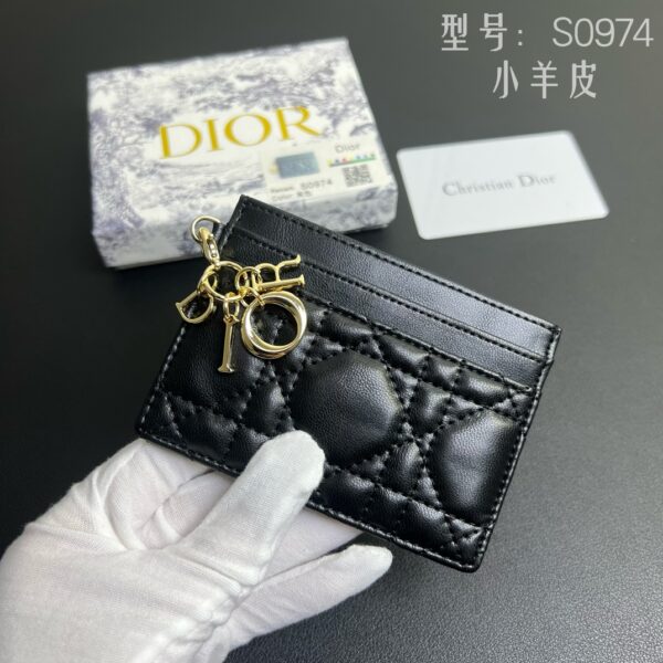Lady Dior Freesia 카드 지갑 - Hình ảnh 3