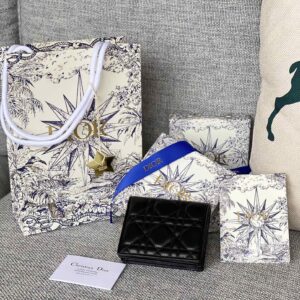 Lady Dior Gardenia 미니 지갑