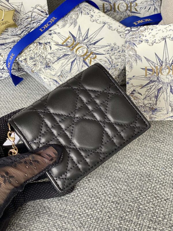 Lady Dior Gardenia 미니 지갑 - Hình ảnh 3